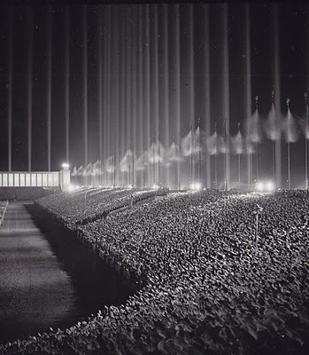 roger schall 1936 nuremburg rall cathedral of light