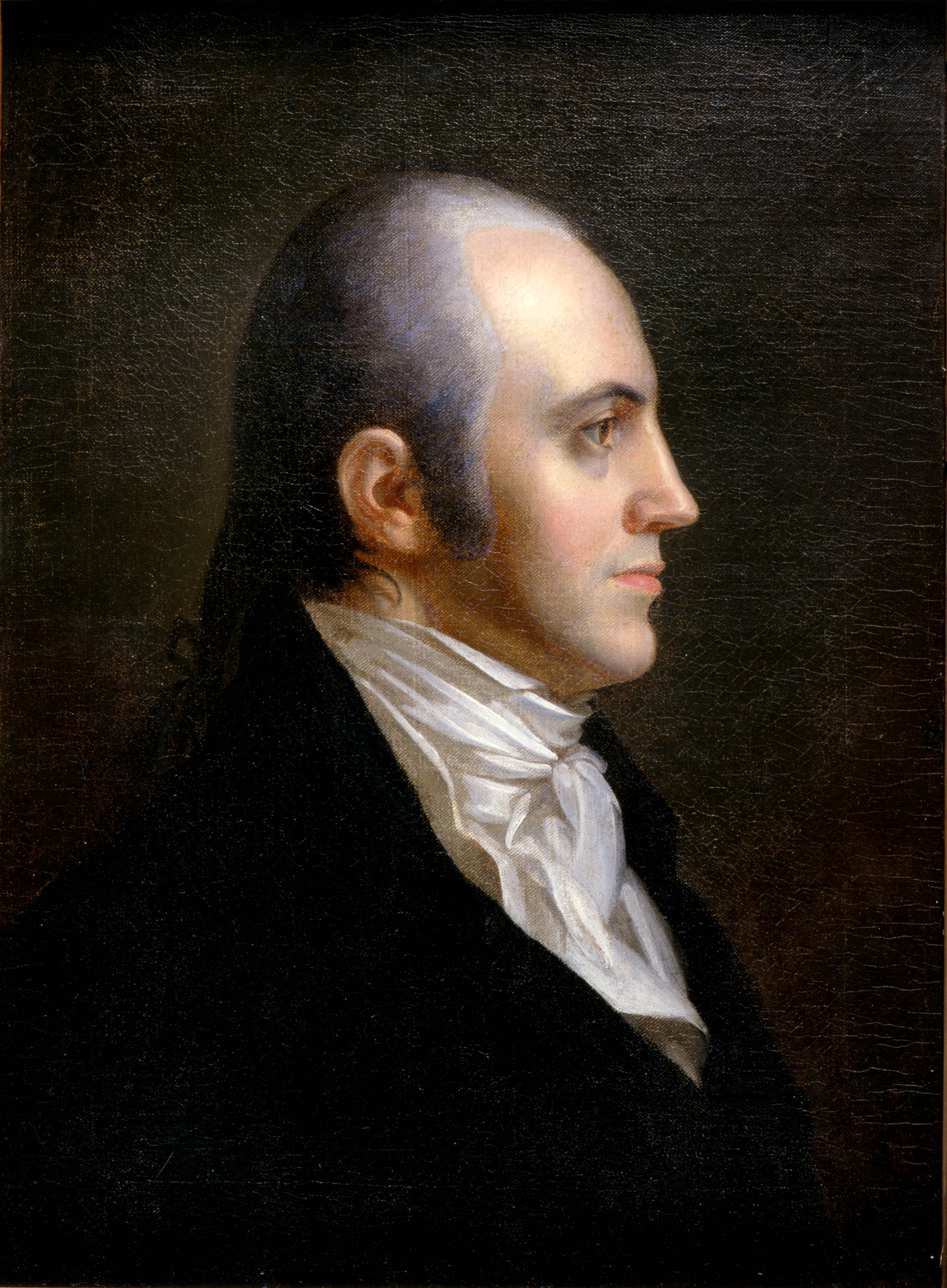 Pintura de Aaron Burr, por John Vanderlyn.