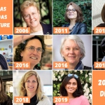 As 10 cientistas laureadas pelo Prêmio de Pesquisa para Mentoria em Ciência da Nature desde 2005