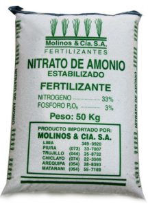 nitrato de amonio