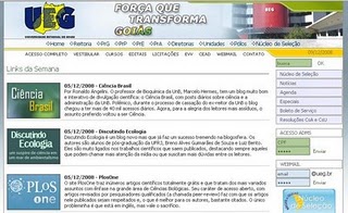 Fomos recomendados pelo site da UEG