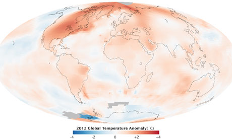 Aquecimento global 2012 