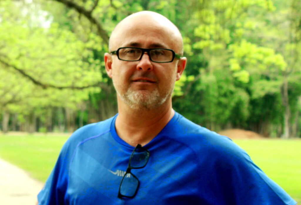 Foto de Alexandre Marques, novo pesquisador de pós-doutorado do GEICT.