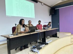 Foto da Mesa 3 do evento.