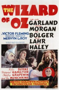 Cartaz do filme "O Mágico de Oz" (Fleming, 1939). Fonte: Wikimedia.