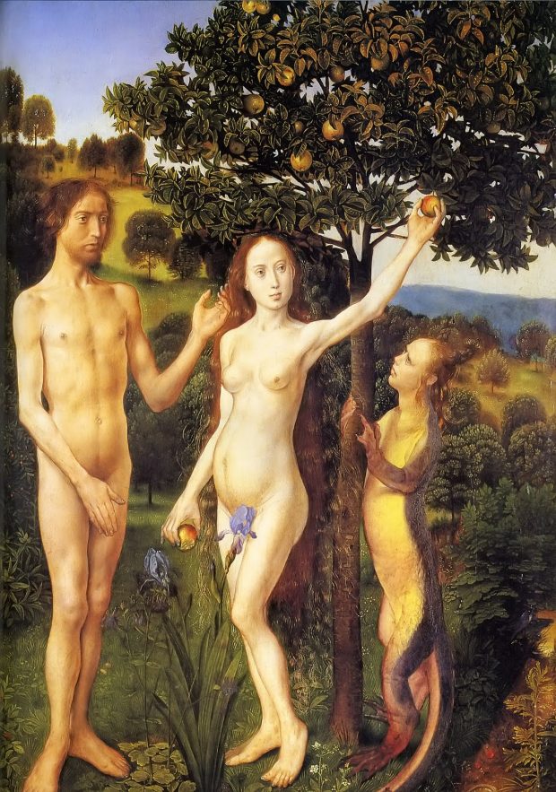 The Fall of Adam and Eve, Hugo van der Goes 1470