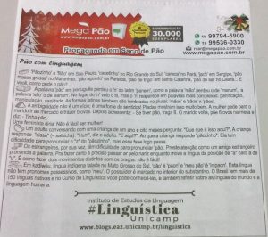 Pão e linguística