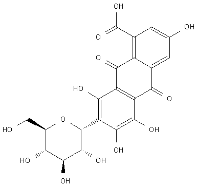 acido carminico molecula estrutura