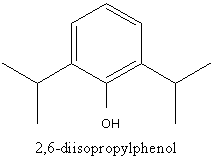 propofol estrutura molecula