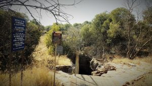 Uma das cavernas abertas para visitação em Sterkfontein, no Berço da Humanidade, Johanesburgo, África do Sul