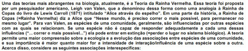 Rainha Vermelha no vestibular