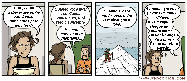 Só acaba quando termina…